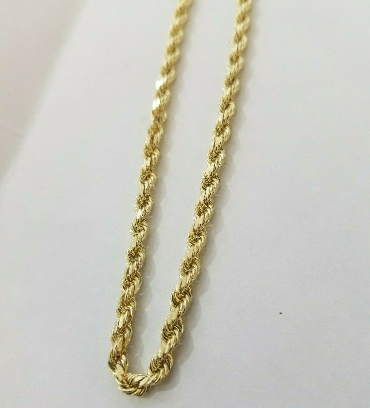 SOLID REAL Gold Rope Bracelet 8