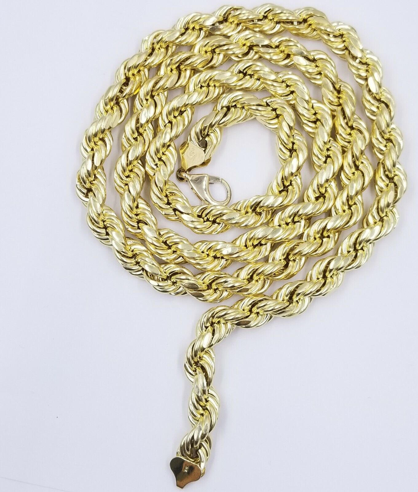 9mm gold sale rope chain