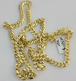 Solid 10k Gold Miami Cuban Link Chain Necklace 6mm 20" Men 10kt Yellow Gold SALE