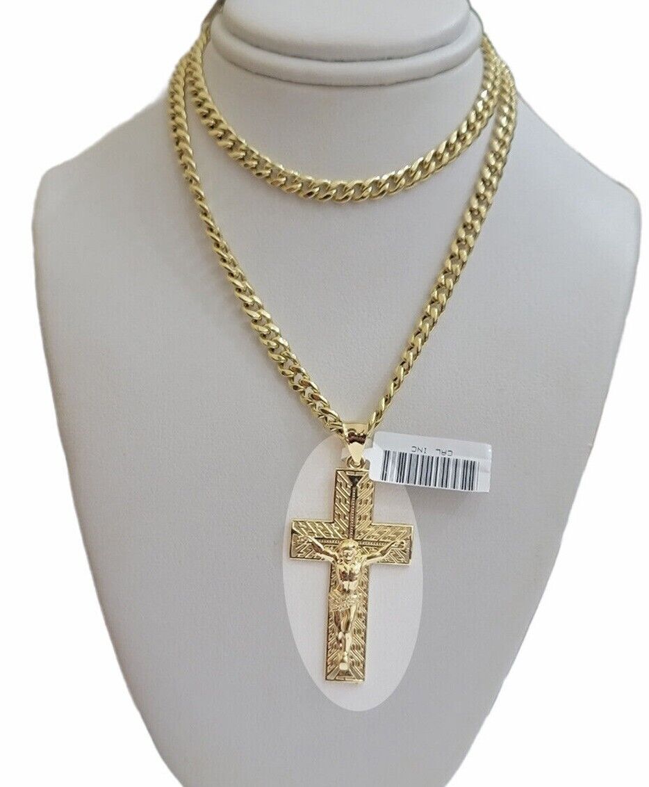 Real 14k Gold Franco Chain Necklace 20" Short 3.5mm Diamond cut 14kt Yellow Gold