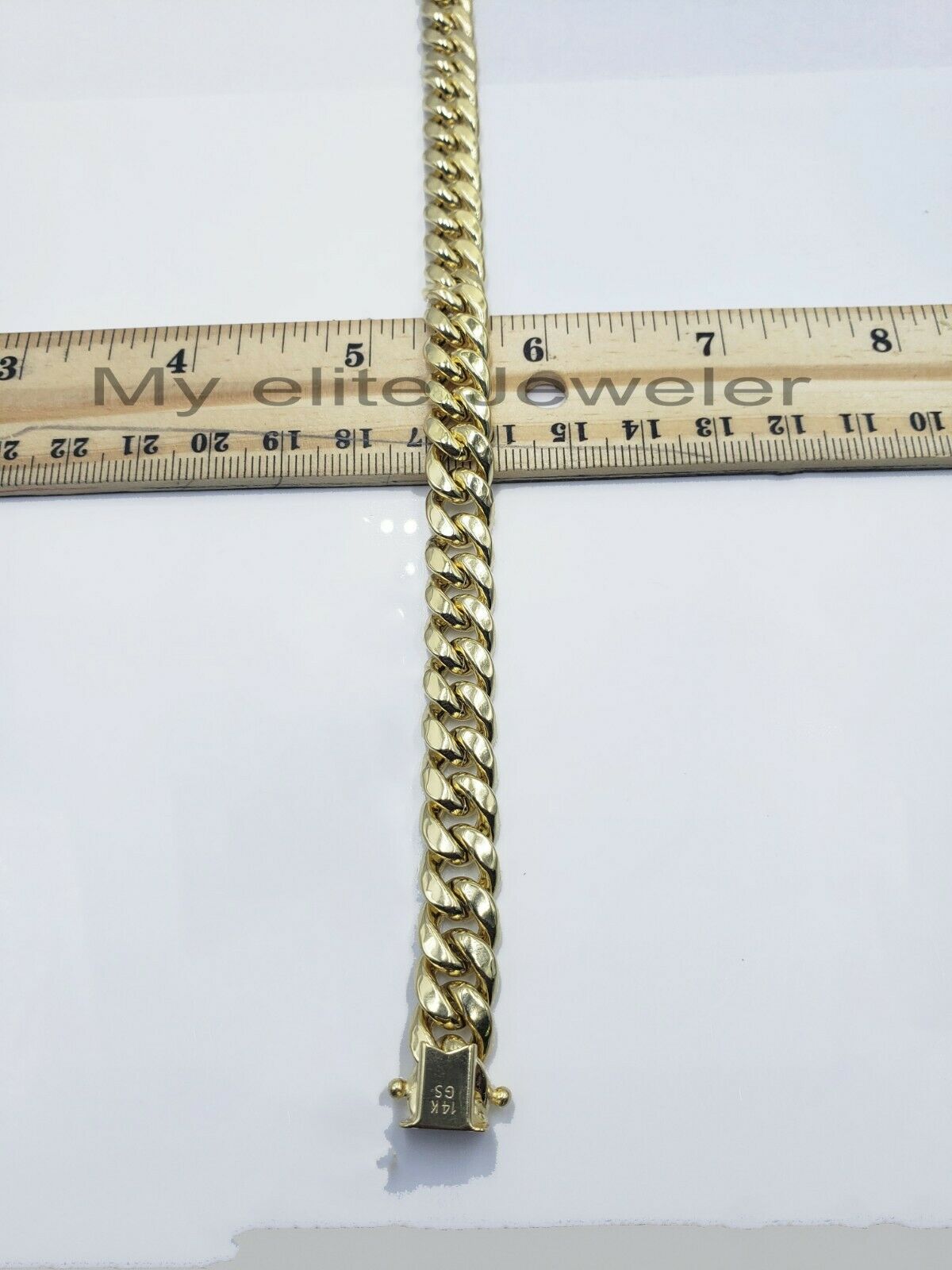 14k 10mm Miami Cuban Link Chain 26
