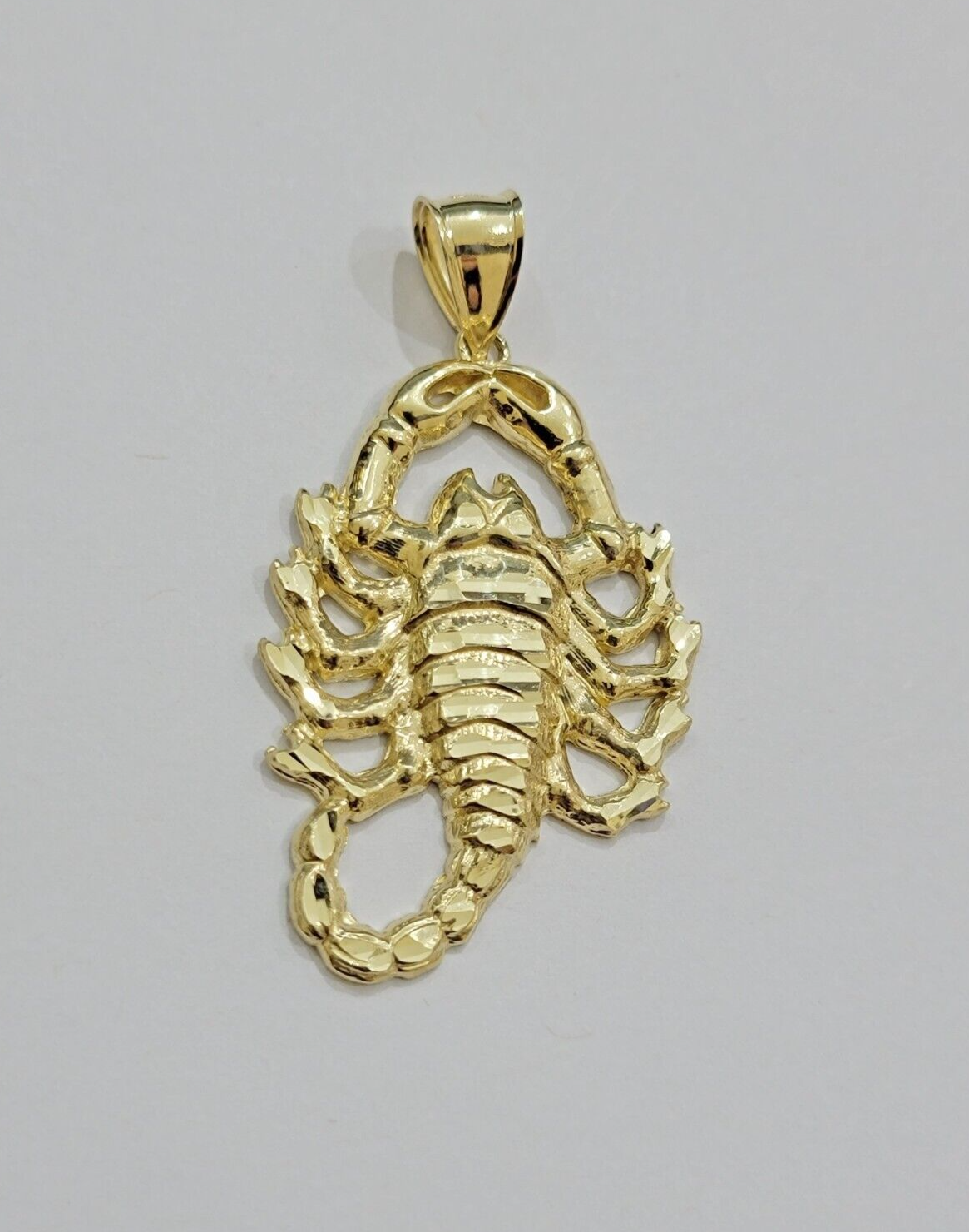 10k Scorpio Charm Pendant Men's Real 10kt Yellow Gold For Chain & Necklace SALE