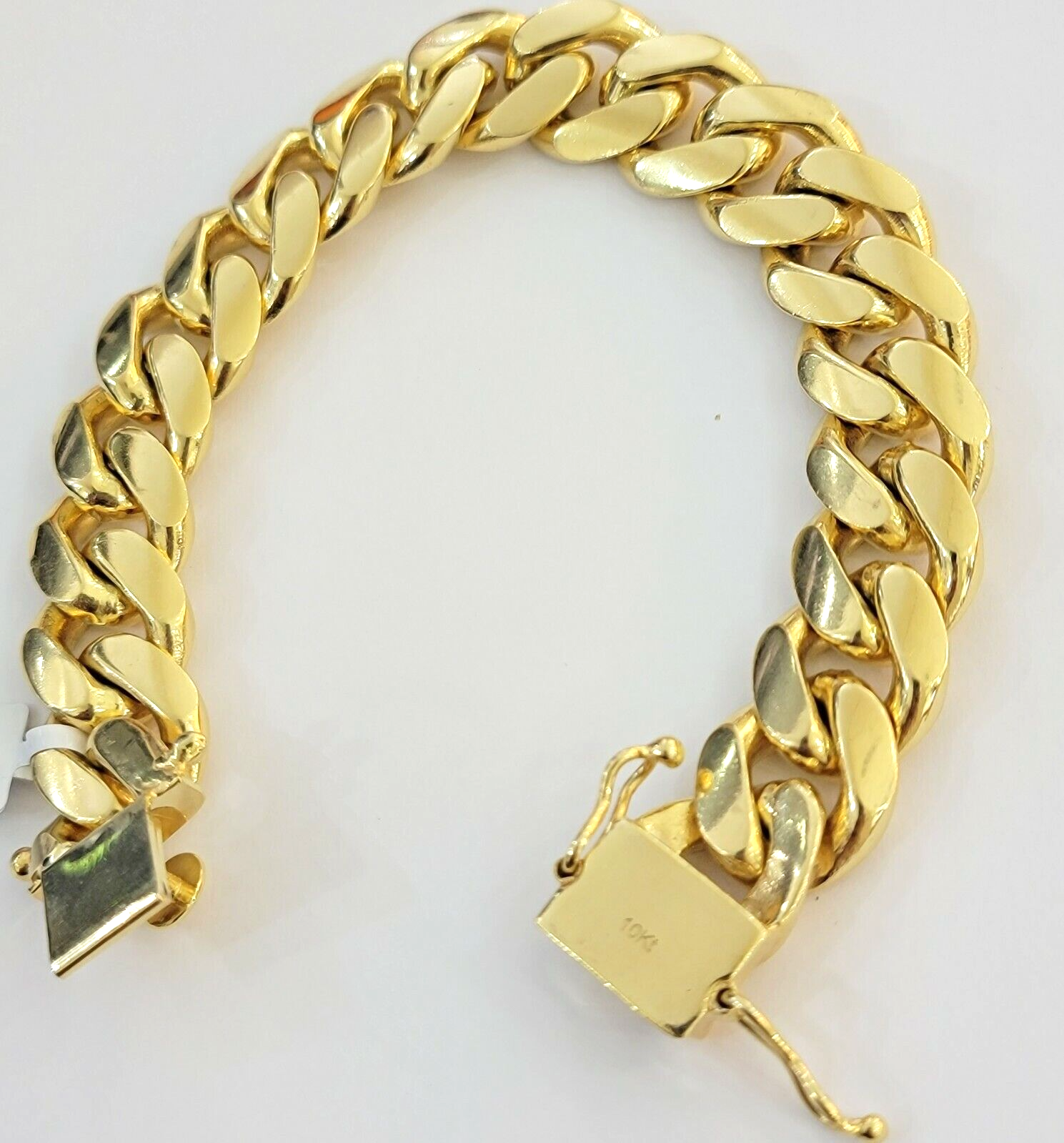 Mens 10K Yellow Gold Presidential Bracelet 8 inches 16MM 