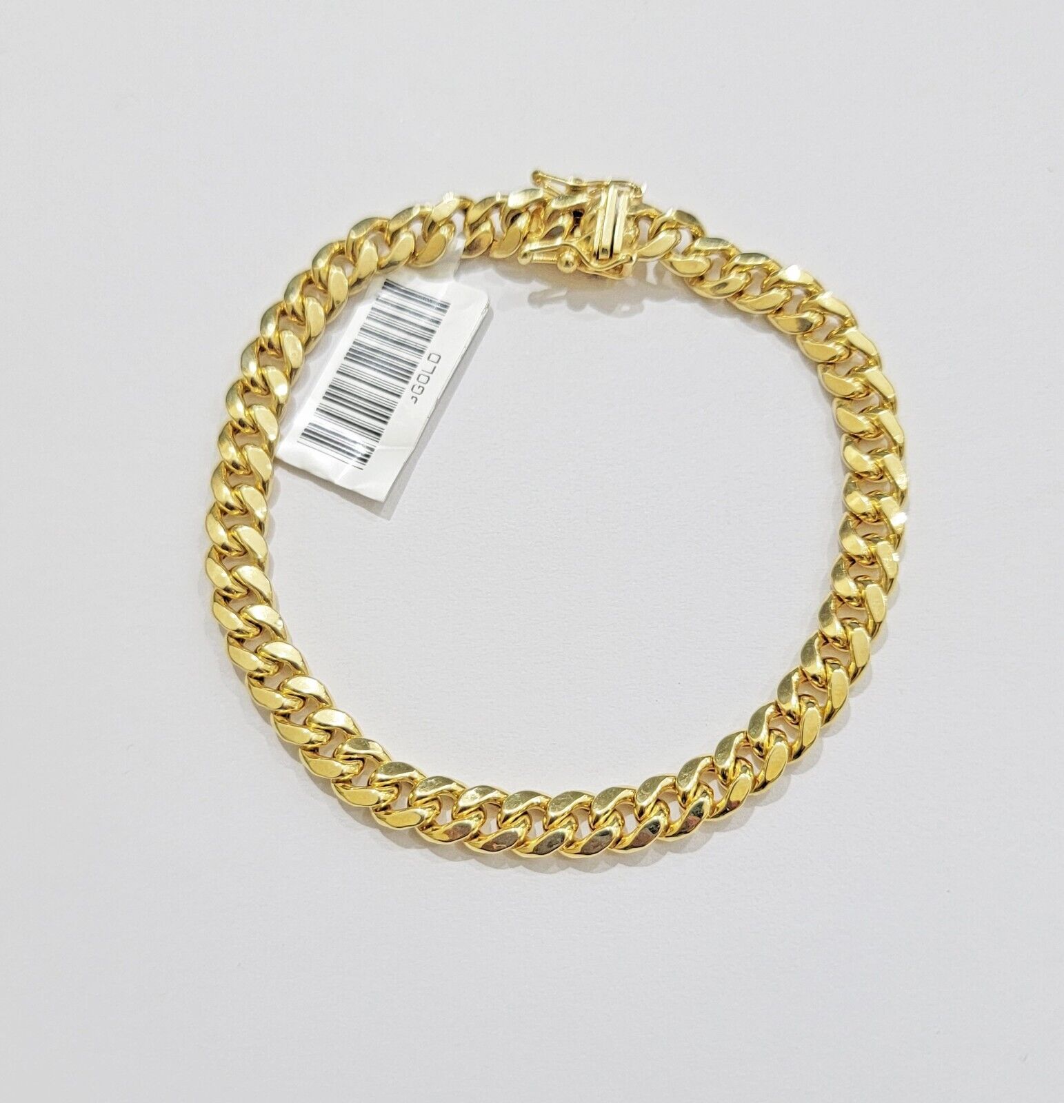 14k Gold Bracelet 6mm 9