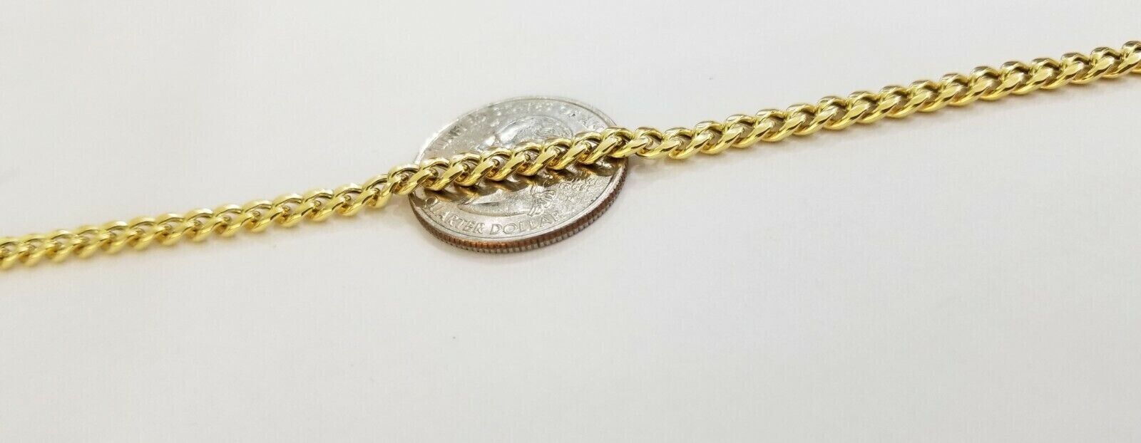 10k gold bracelet 8 Inch 4.5mm Miami Cuban Link With Lobster Lock Men Women REAL