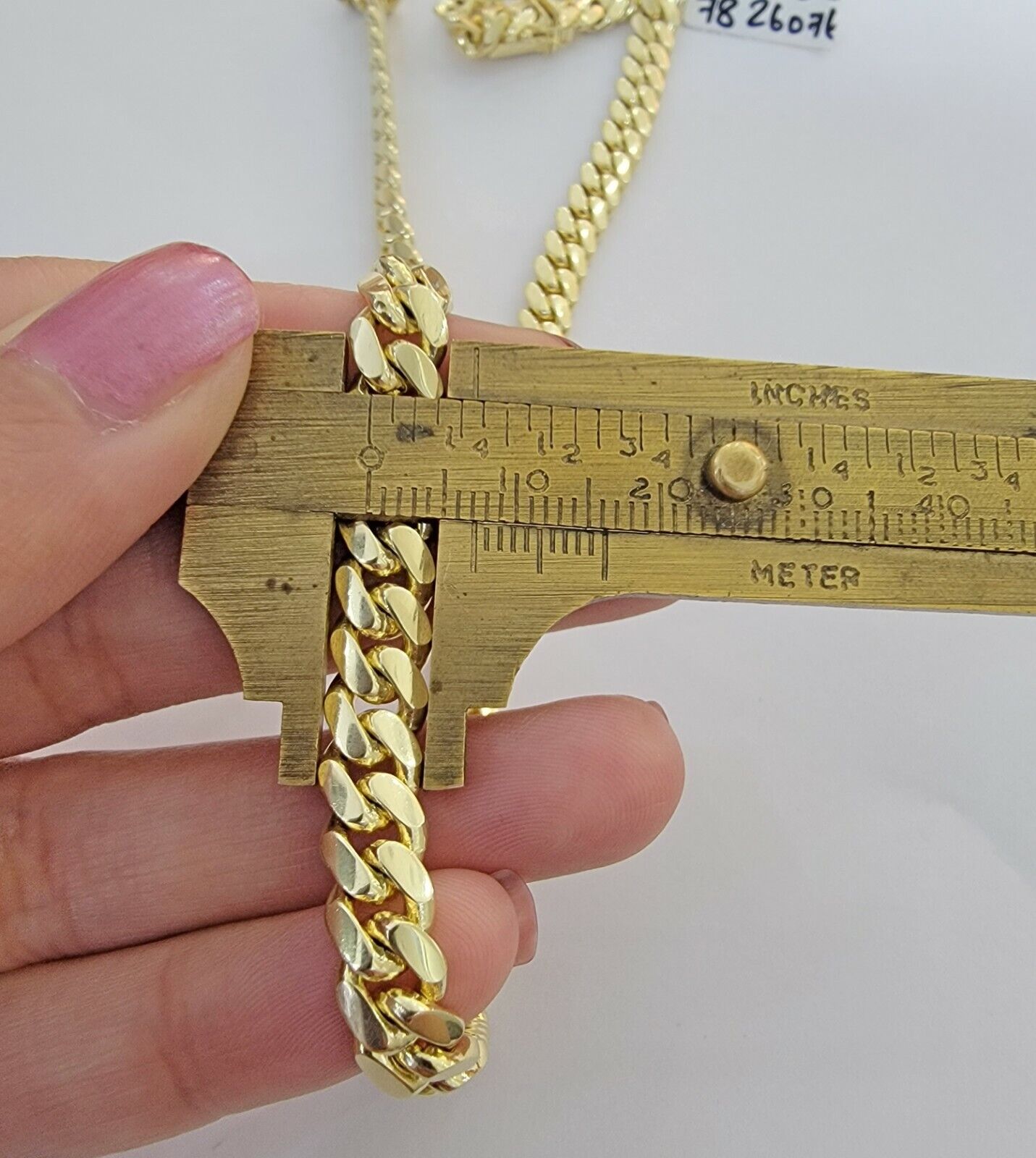 Solid 10k Gold Miami Cuban Link Necklace 20