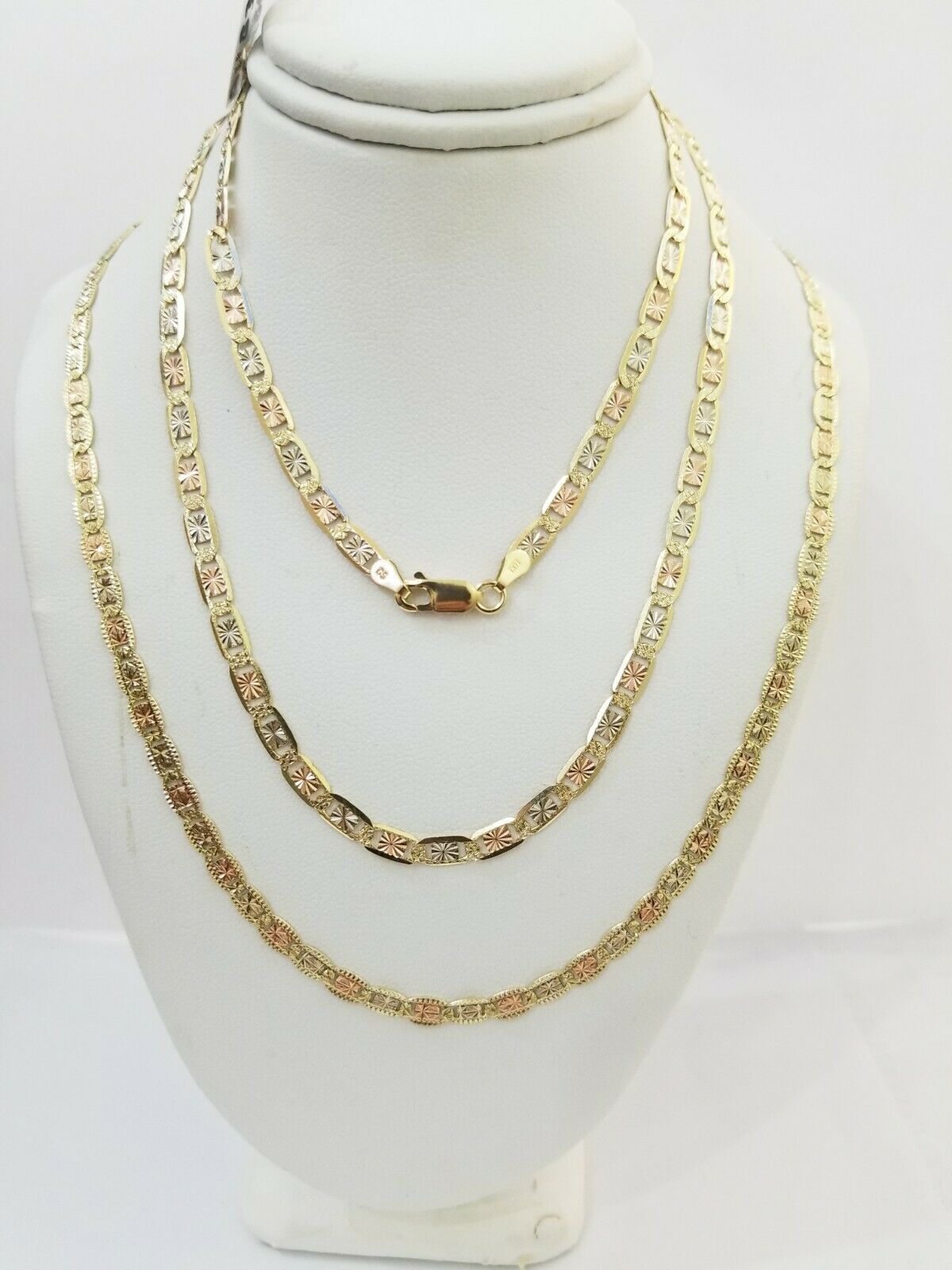 Solid 14kt Gold Necklace Ladies chain 4mm 18