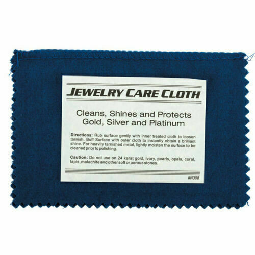 Jewelry Cleaning Cloth Gold Silver Platinum Polishing Cloth SHINE ,Anti Tarnish