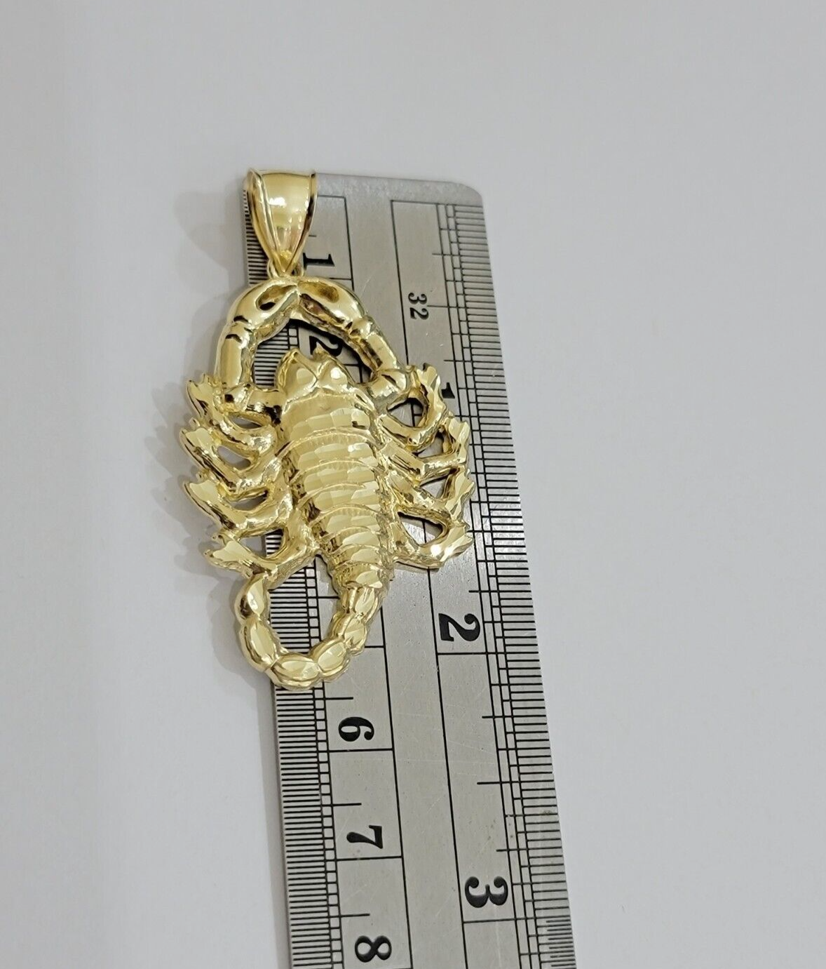 10k Scorpio Charm Pendant Men's Real 10kt Yellow Gold For Chain & Necklace SALE