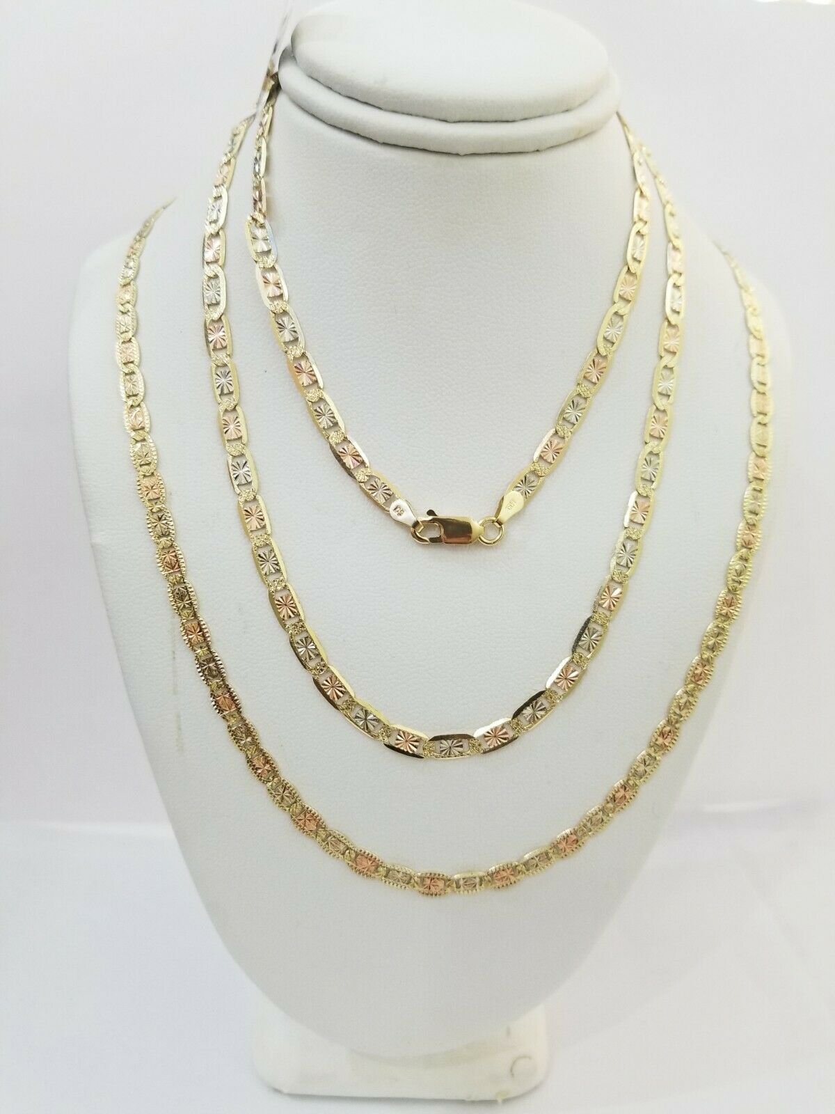 Solid 14kt Gold Necklace Ladies chain 4mm 18