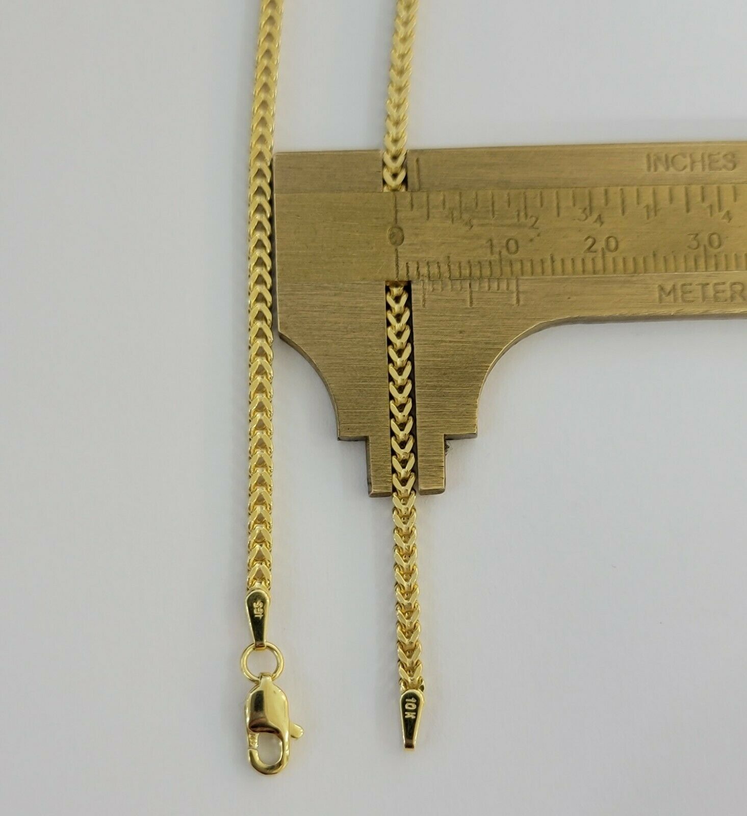 Real 10k Yellow Gold chain Franco 16-26
