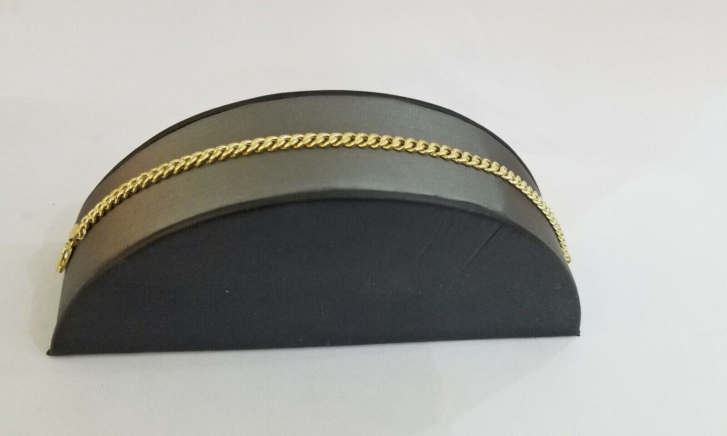 10k gold bracelet 8 Inch 4.5mm Miami Cuban Link With Lobster Lock Men Women REAL